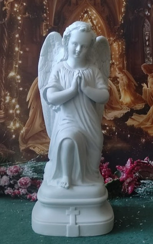 Antique statue ange priere - antique,