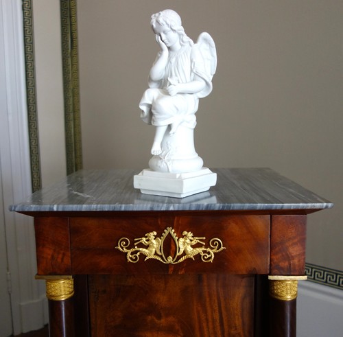Biscuit porcelaine statue - porcelaine,