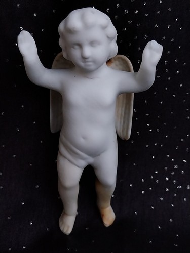 Angelot ancien figurine en - figurine,
